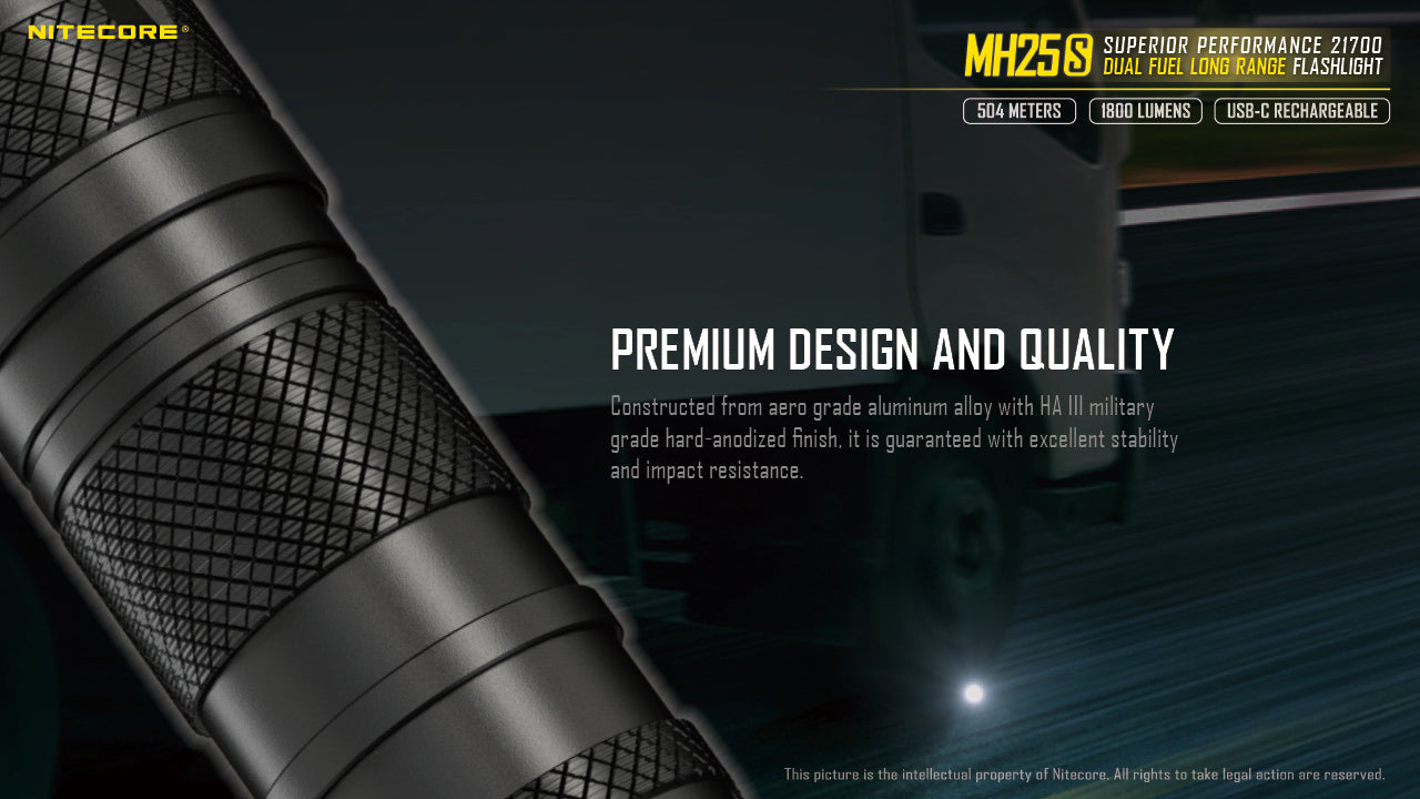 MH25S - 1800 lumens