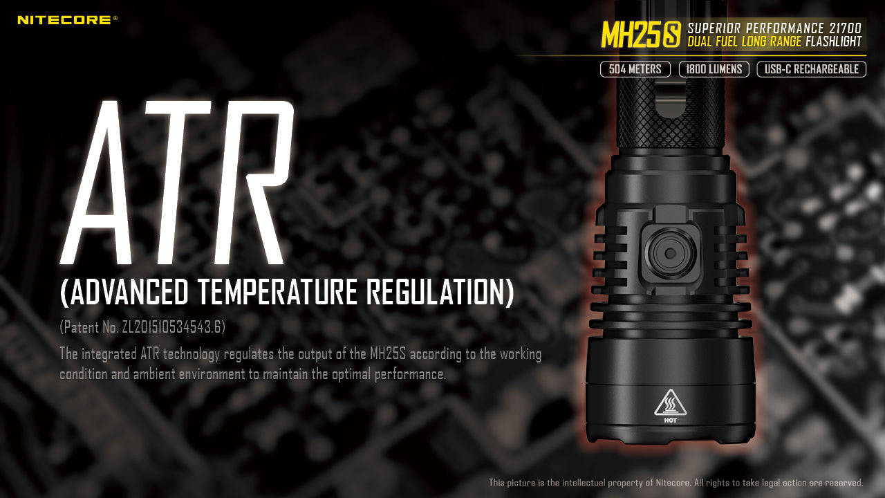 MH25S - 1800 lumens