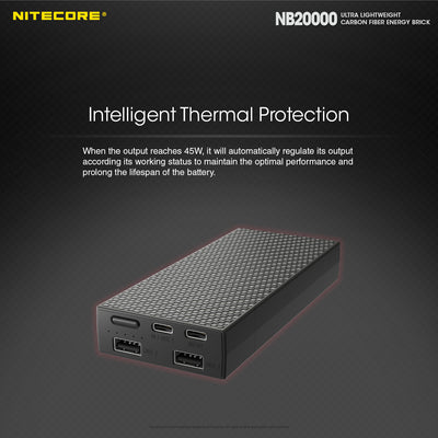 NB20000 Carbon Fiber Energy Brick (20,000mAh 3A 45W) Bundle