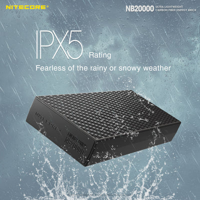 NB20000 Carbon Fiber Energy Brick (20,000mAh 3A 45W) Bundle