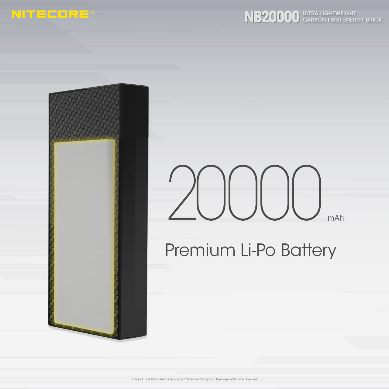 NB20000 Carbon Fiber Energy Brick (20,000mAh 3A 45W) Bundle