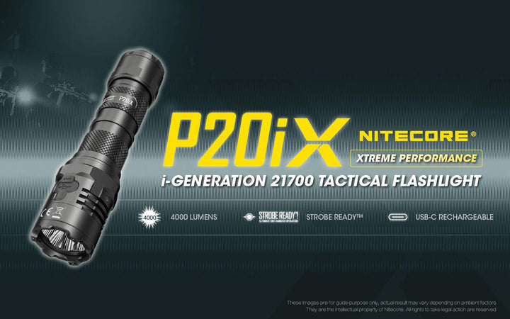 P20iX - 4000 lumens - Nitecore Singapore