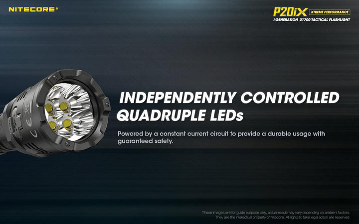 P20iX - 4000 lumens - Nitecore Singapore