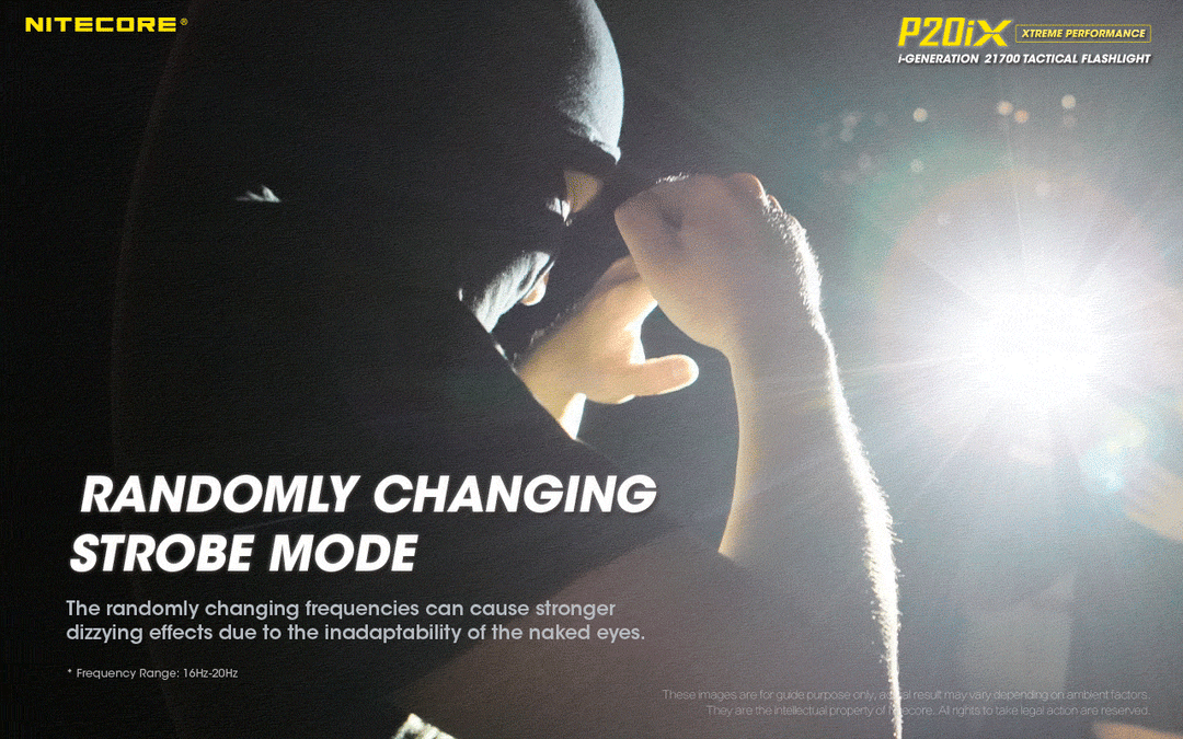 P20iX - 4000 lumens - Nitecore Singapore
