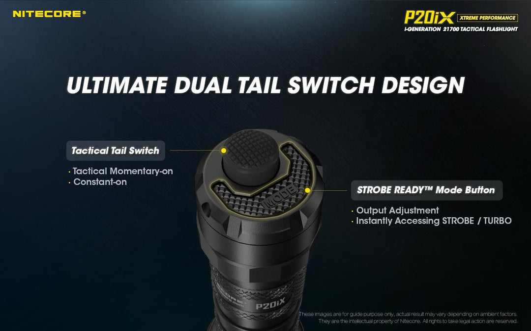 P20iX - 4000 lumens - Nitecore Singapore