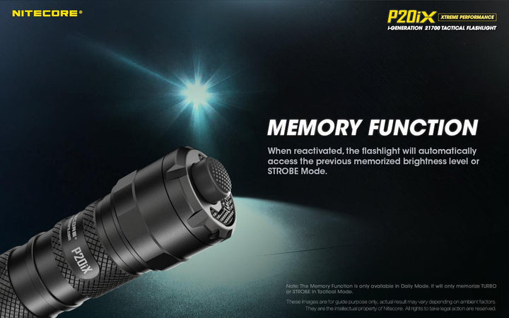P20iX - 4000 lumens - Nitecore Singapore