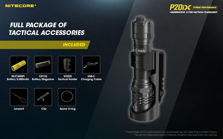 P20iX - 4000 lumens - Nitecore Singapore