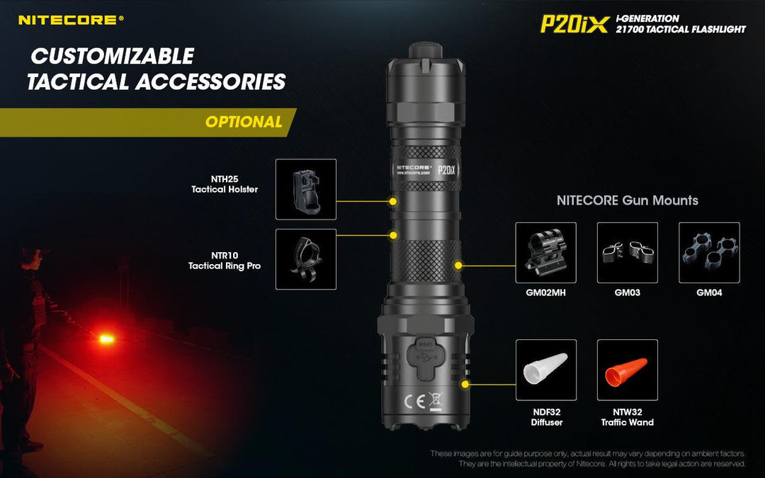 P20iX - 4000 lumens - Nitecore Singapore