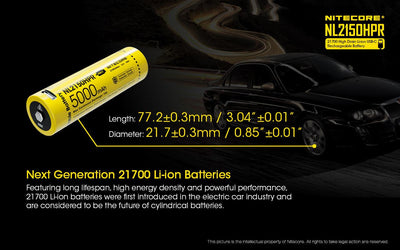 NL2150HPR (21700 - 5000mAh)