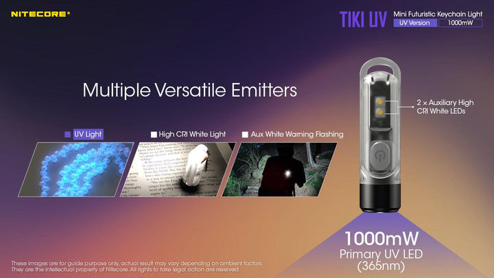 TIKI UV (365nm UV) - 1000mW - Nitecore Singapore