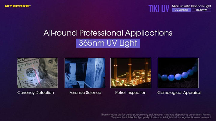 TIKI UV (365nm UV) - 1000mW - Nitecore Singapore
