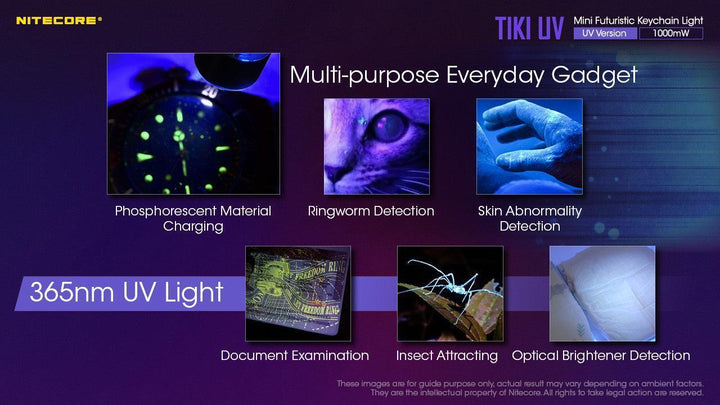TIKI UV (365nm UV) - 1000mW - Nitecore Singapore