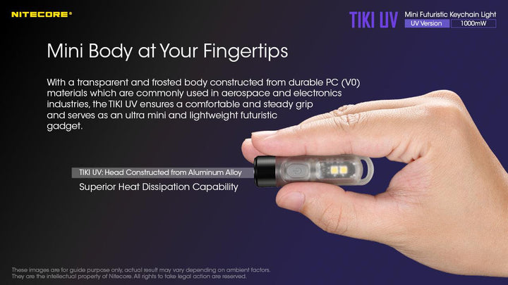 TIKI UV (365nm UV) - 1000mW - Nitecore Singapore