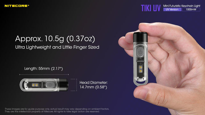 TIKI UV (365nm UV) - 1000mW - Nitecore Singapore