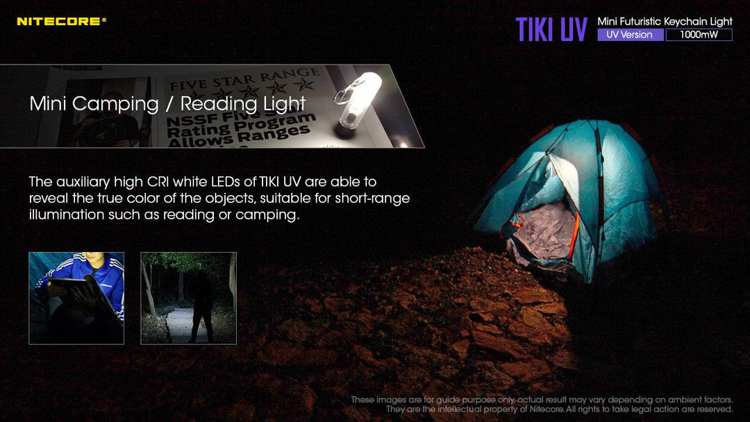 TIKI UV (365nm UV) - 1000mW - Nitecore Singapore