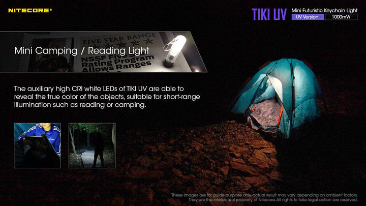 TIKI UV (365nm UV) - 1000mW - Nitecore Singapore