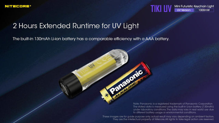 TIKI UV (365nm UV) - 1000mW - Nitecore Singapore