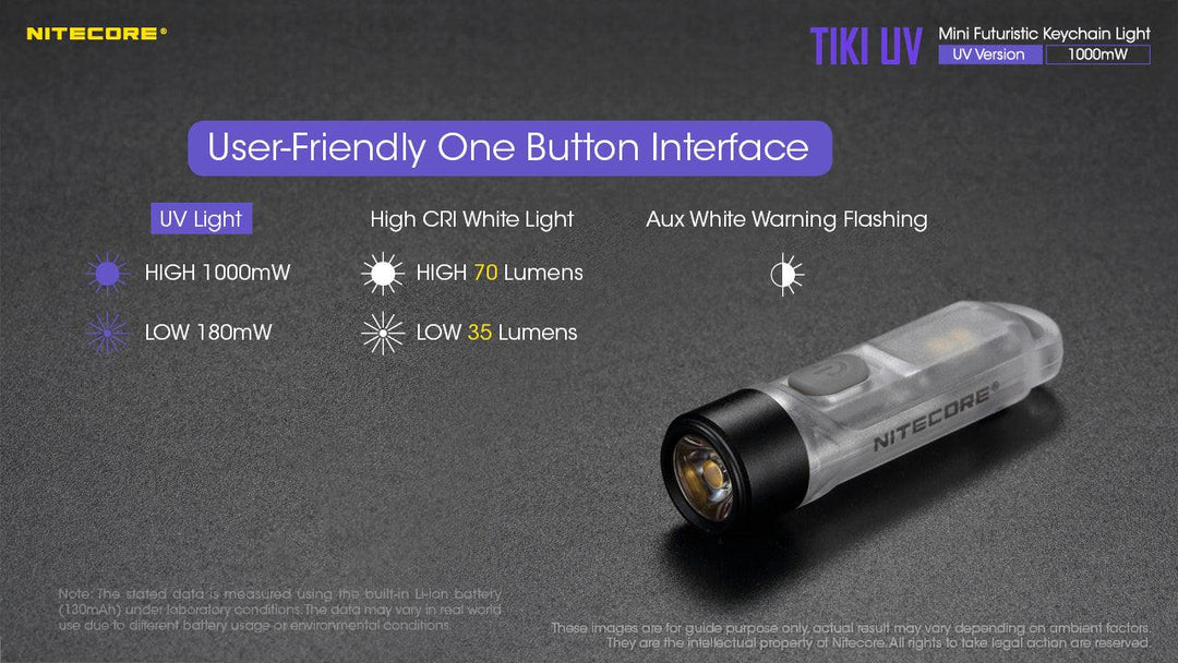 TIKI UV (365nm UV) - 1000mW - Nitecore Singapore