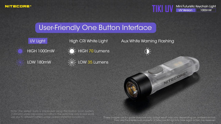 TIKI UV (365nm UV) - 1000mW - Nitecore Singapore