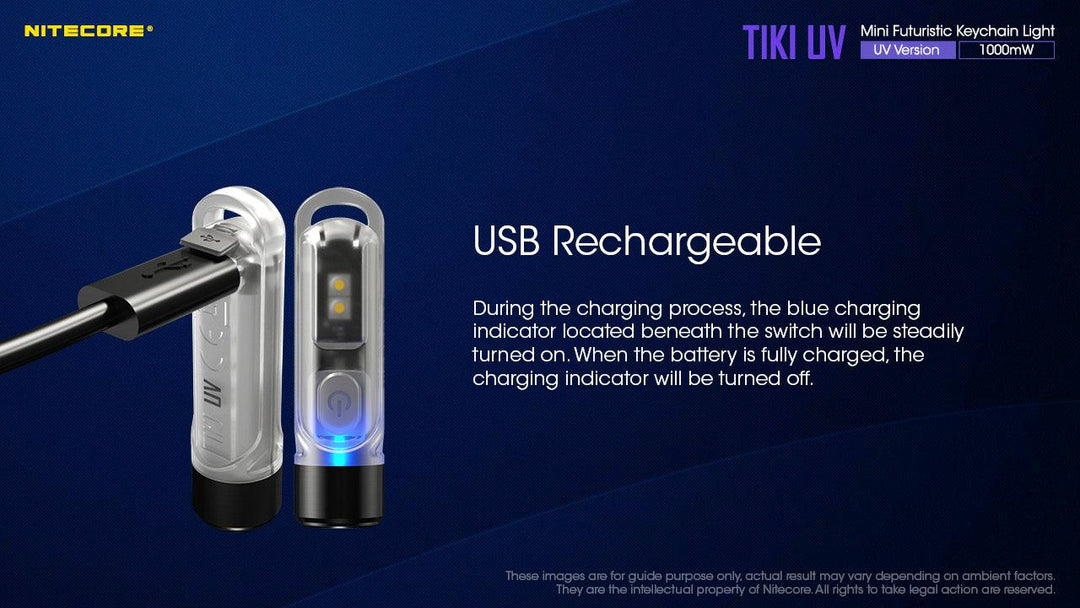 TIKI UV (365nm UV) - 1000mW - Nitecore Singapore