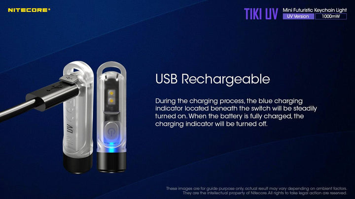 TIKI UV (365nm UV) - 1000mW - Nitecore Singapore