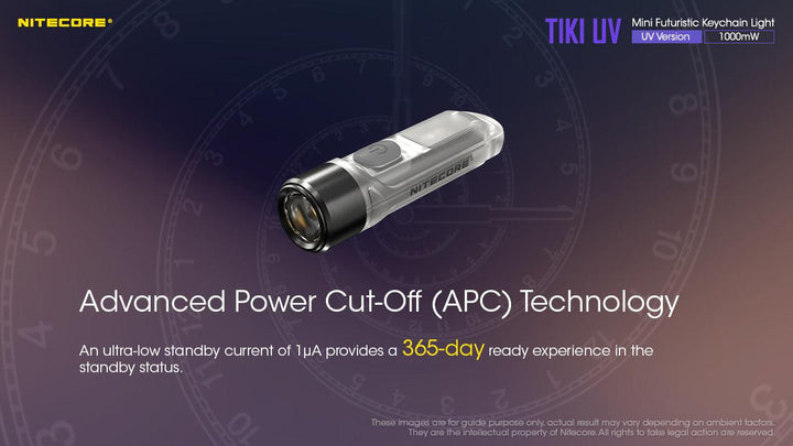 TIKI UV (365nm UV) - 1000mW - Nitecore Singapore