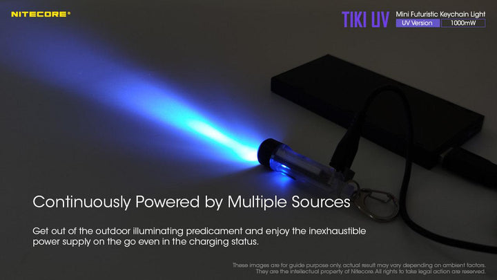 TIKI UV (365nm UV) - 1000mW - Nitecore Singapore