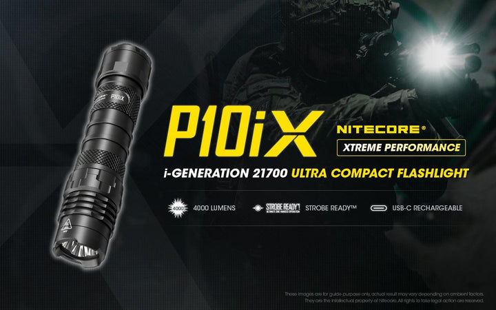 P10iX - 4000 lumens - Nitecore Singapore