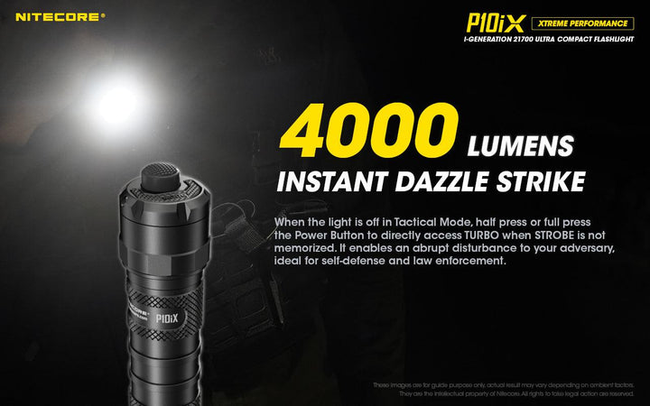 P10iX - 4000 lumens - Nitecore Singapore