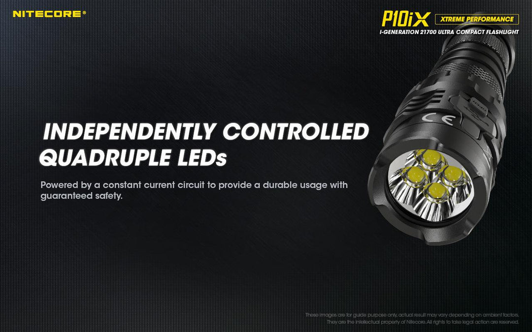P10iX - 4000 lumens - Nitecore Singapore