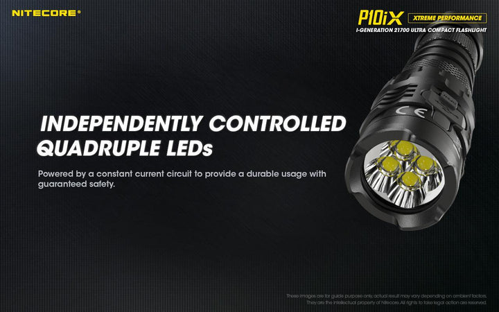 P10iX - 4000 lumens - Nitecore Singapore