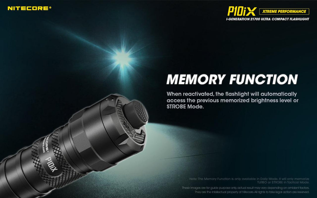 P10iX - 4000 lumens - Nitecore Singapore