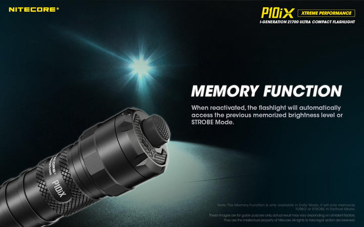 P10iX - 4000 lumens - Nitecore Singapore