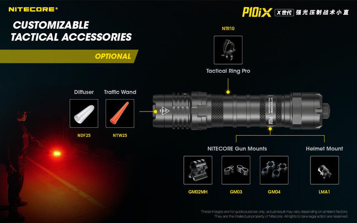 P10iX - 4000 lumens - Nitecore Singapore