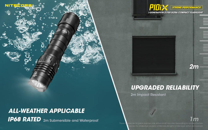 P10iX - 4000 lumens - Nitecore Singapore