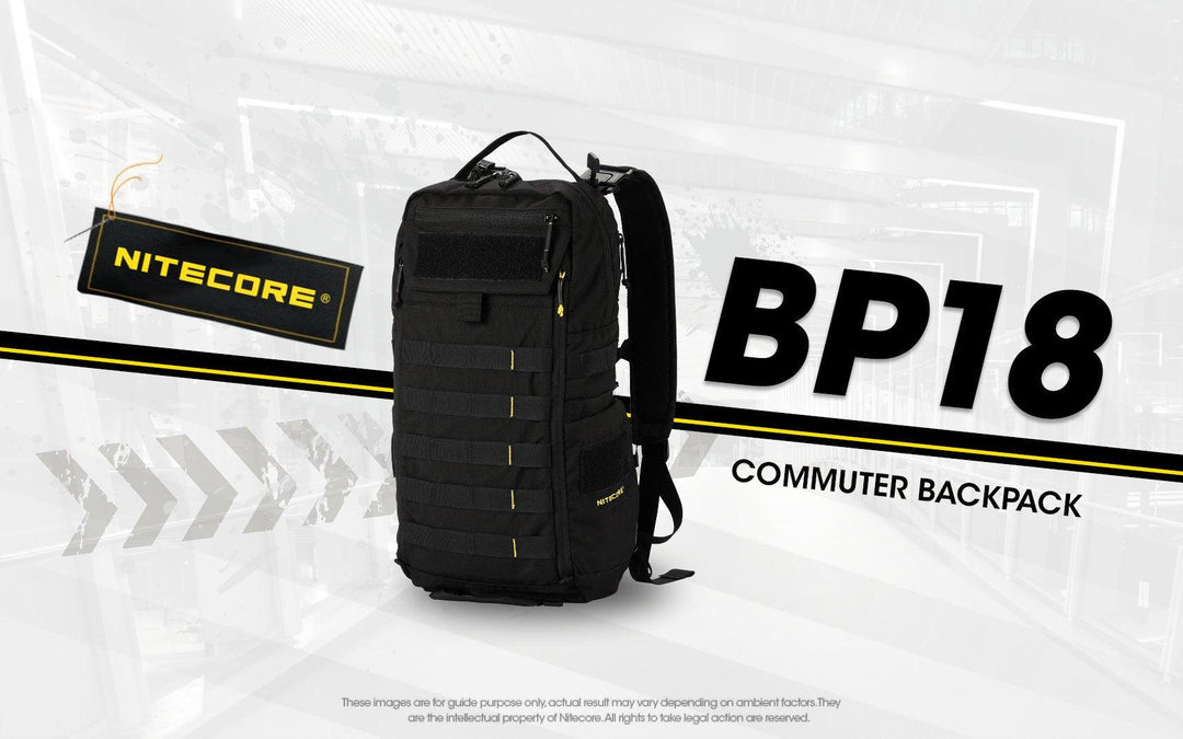 BP18 Modular Backpack - 18L Capacity - Nitecore Singapore
