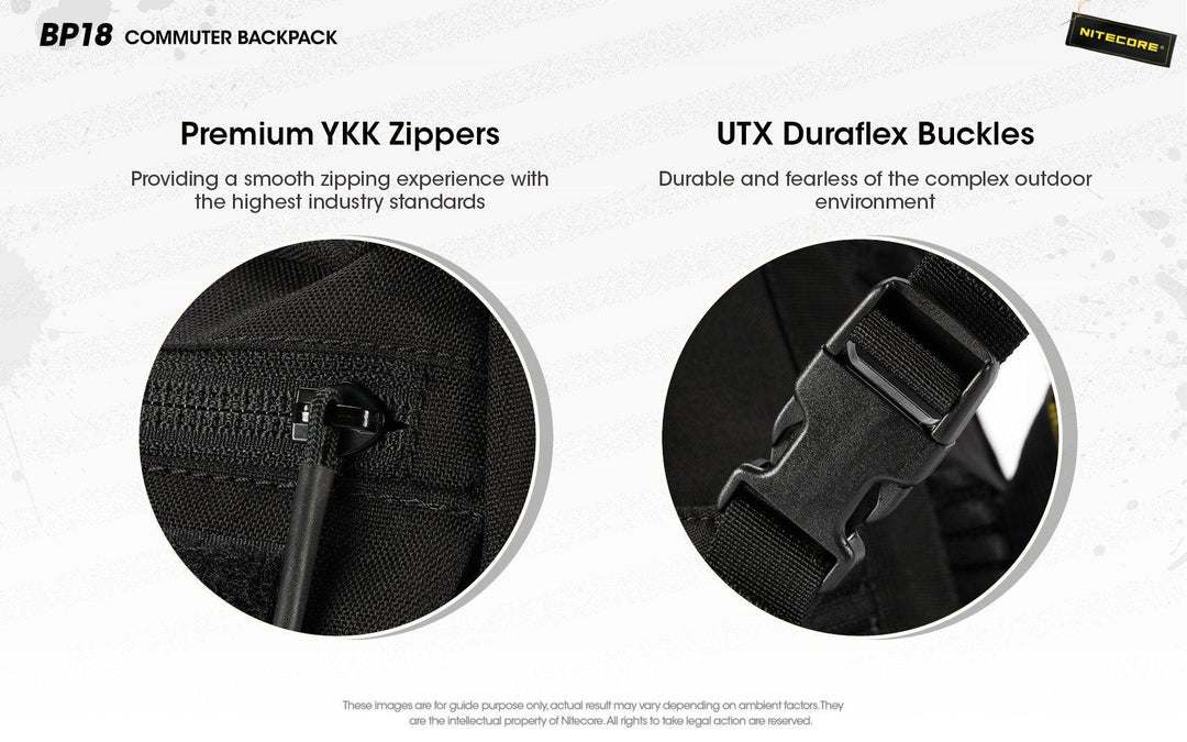 BP18 Modular Backpack - 18L Capacity - Nitecore Singapore