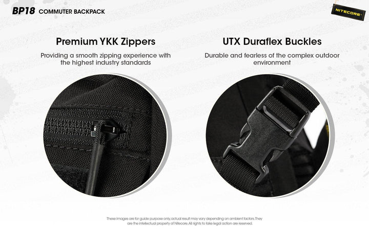 BP18 Modular Backpack - 18L Capacity - Nitecore Singapore