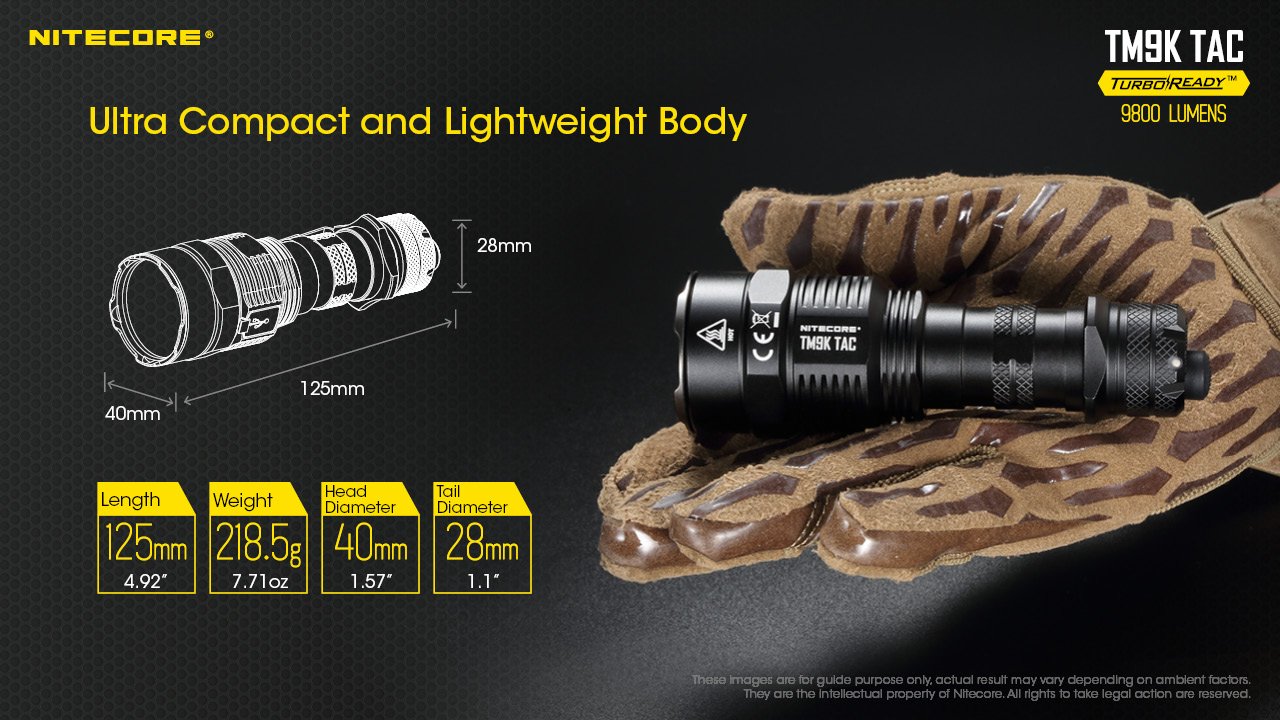 TM9K TAC - 9800 lumens (Bundle)