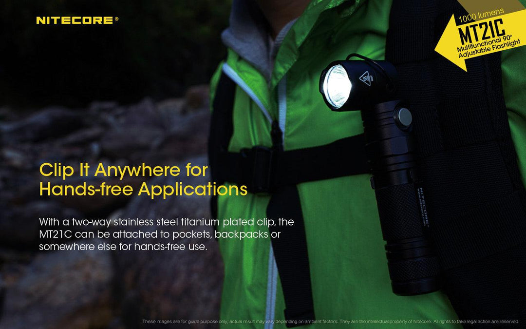 MT21C - 1000 lumens (Bundle) - Nitecore Singapore