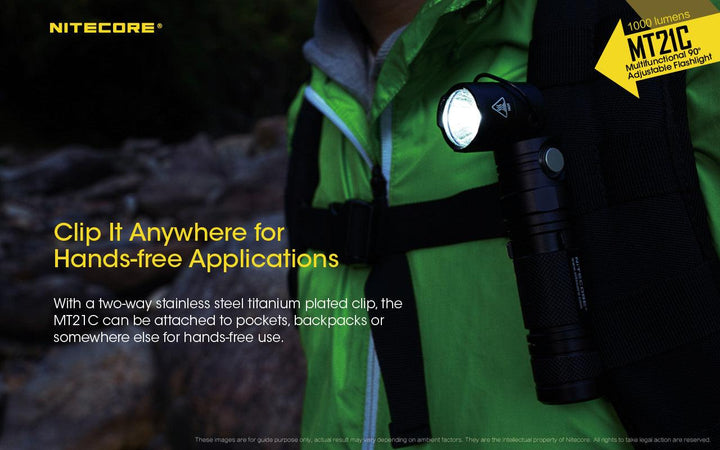 MT21C - 1000 lumens (Bundle) - Nitecore Singapore