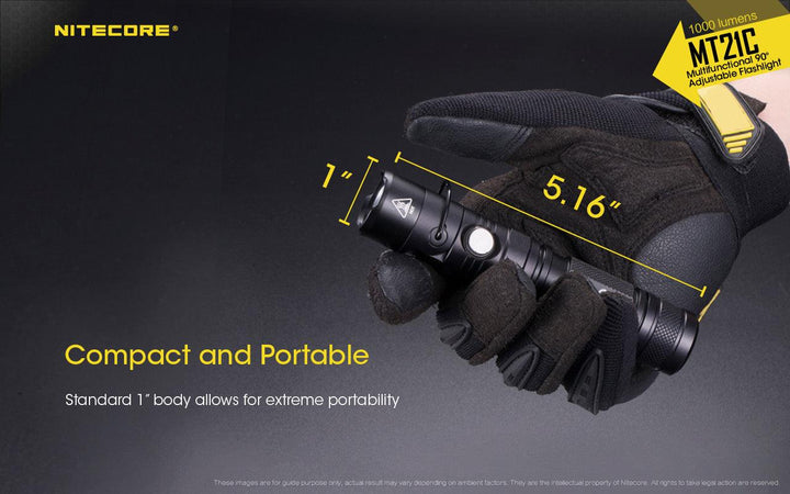 MT21C - 1000 lumens (Bundle) - Nitecore Singapore