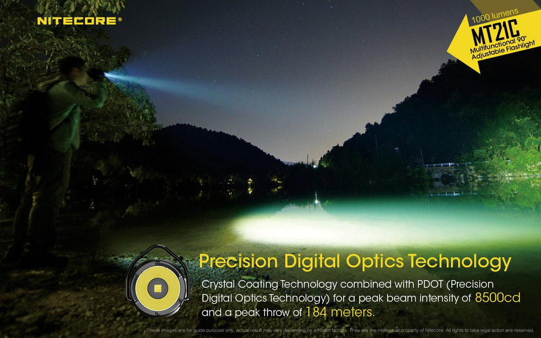 MT21C - 1000 lumens (Bundle) - Nitecore Singapore