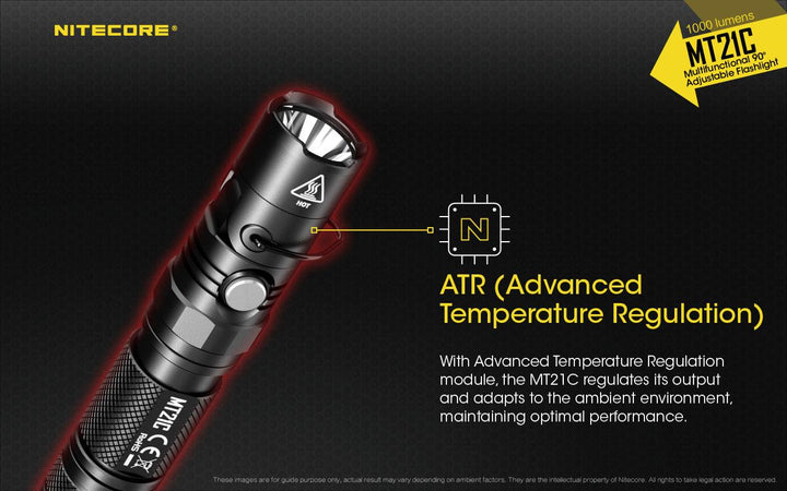 MT21C - 1000 lumens (Bundle) - Nitecore Singapore
