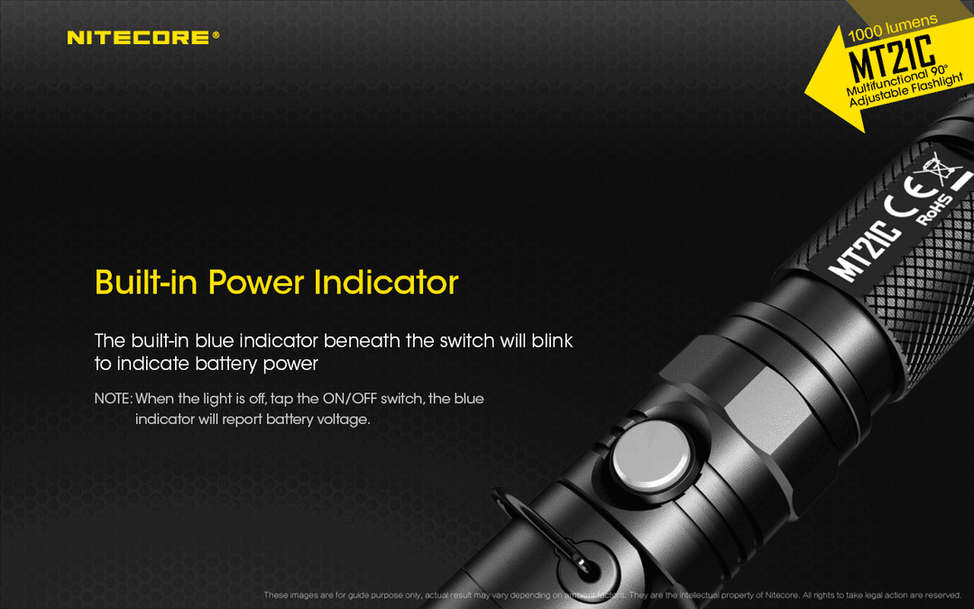 MT21C - 1000 lumens (Bundle) - Nitecore Singapore