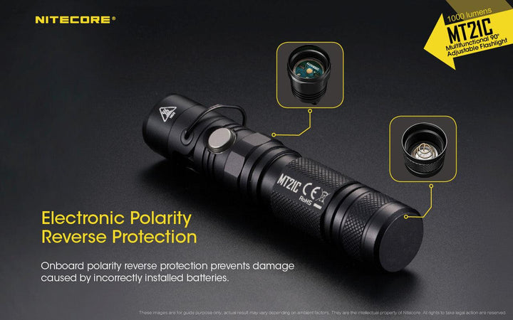 MT21C - 1000 lumens (Bundle) - Nitecore Singapore