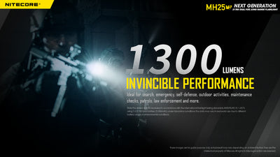 MH25 V2 - 1300 lumens
