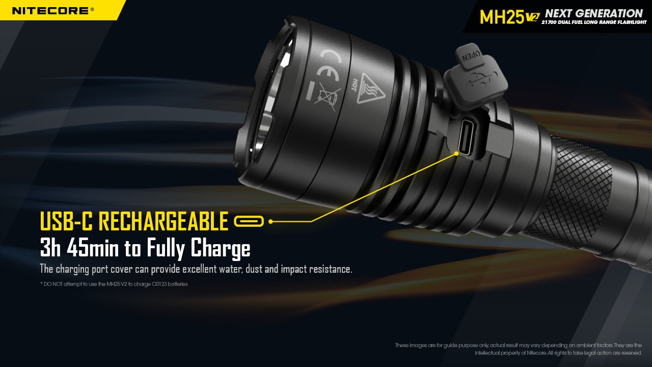 MH25 V2 - 1300 lumens (Bundle)