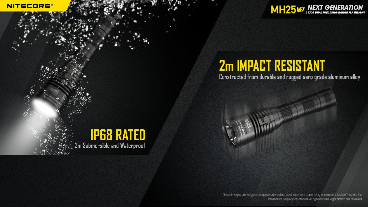 MH25 V2 - 1300 lumens (Bundle)