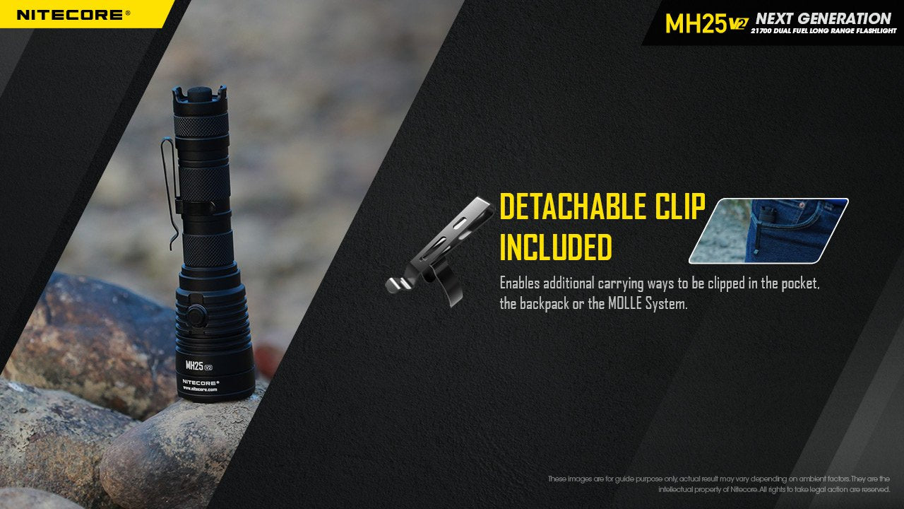 MH25 V2 - 1300 lumens (Bundle)